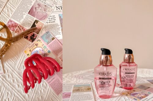 Shopee must-have: Kerasys hair oil & claw clip 蝦皮韓系護髮髮油與鯊魚夾 美髮推薦好物