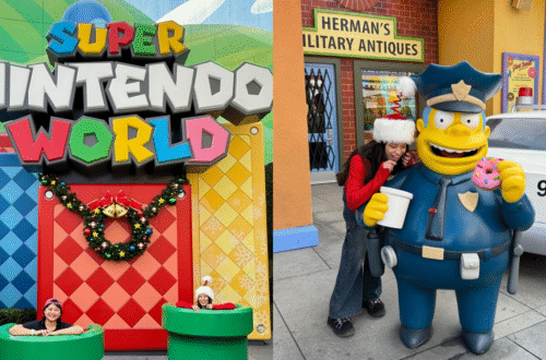Nintendo and Simpsons area at Universal Studios Hollywood 任天堂與辛普森主題園區 打卡拍照推薦