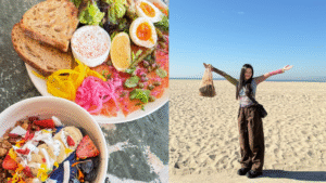 The Great White brunch on a sunny beach day Venice Beach網美咖啡廳 美式早午餐推薦