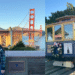 Golden Gate Bridge and San Francisco cable car 金門大橋與舊金山噹噹車 經典地標合照推薦