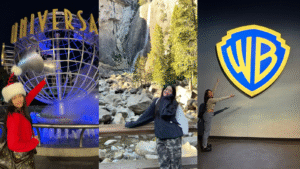 Universal Studios Hollywood Christmas decorations 小小兵聖誕樹 美國環球影城節慶燈飾 洛杉磯冬季景點