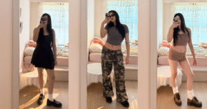 三種酷感穿搭一次收錄：全黑小洋裝、迷彩褲混搭、Edikted 貼身辣妹風，滿足每種叛逆靈魂⚔️💅