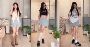 UO 百褶裙三套造型一次看！從甜美牛仔靴、辣妹墨鏡到街頭感 Samba，三種風格一條裙，誰還說裙子只能配淑女？