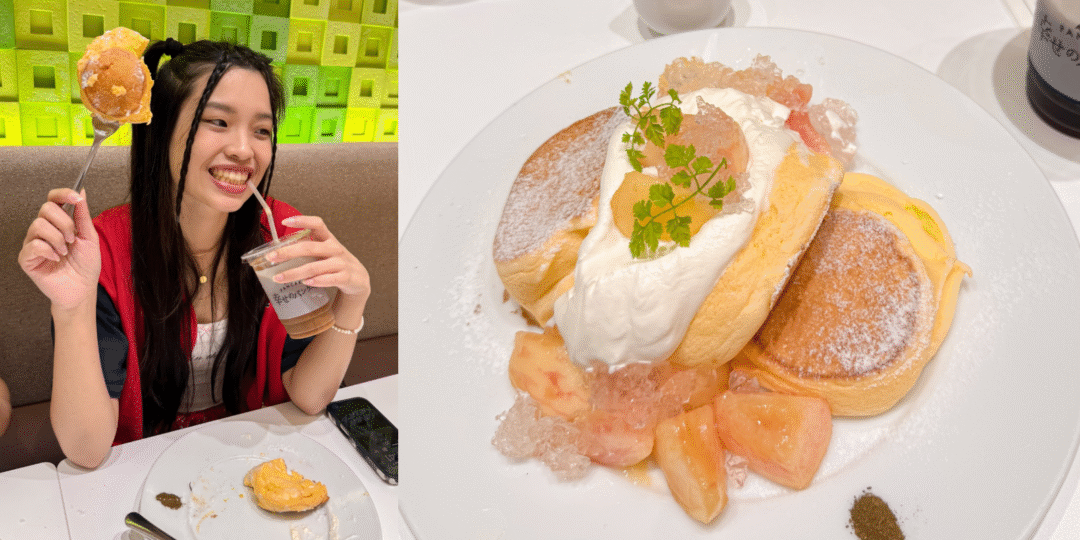 Harajuku A Happy Pancake restaurant – fluffy Japanese pancakes and refreshing drinks in Tokyo.