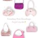 Collage of trending pink handbags – 10 stylish designs in blush, hot pink, and pastel tones.