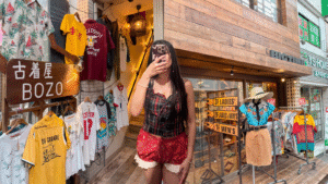 Koenji thrift shop Big Time Tokyo featuring vintage clothing and unique retro fashion