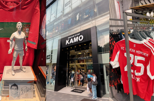 日本東京原宿 SOCCER SHOP KAMO 探店實拍，現場展示超齊全的熱門足球衣與 Blokecore 穿搭單品。